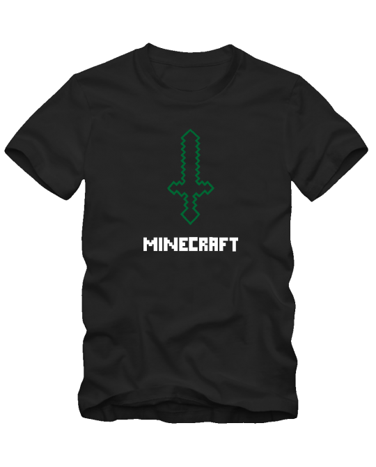 Marškinėliai minecraft sword